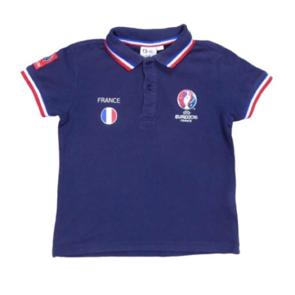 2016 France Kids Polo Shirt - Navy